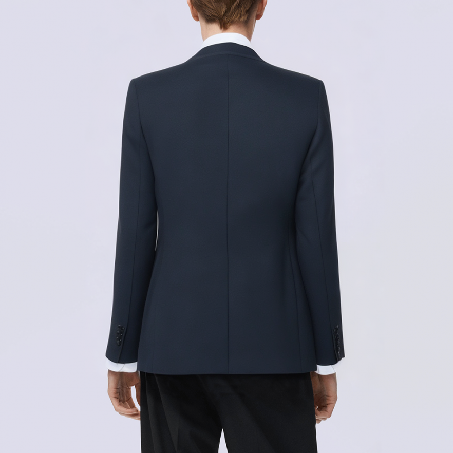 High quality stylish black men's suit jacket