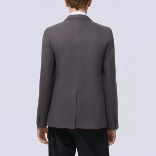 Casual wool single-breasted men's suit jacket