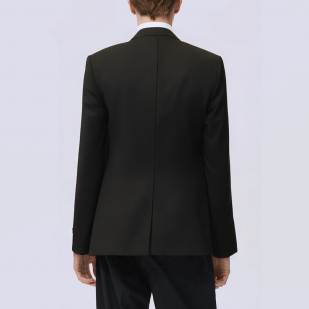 Single breasted unique wool men's blazer