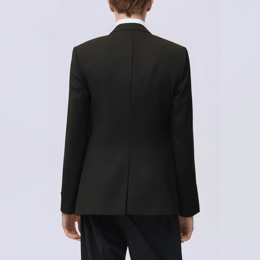 Single breasted unique wool men's blazer