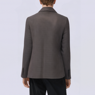 Houndstooth slim fit tweed men's suit jacket