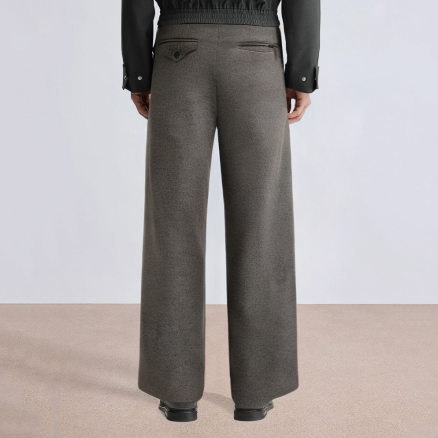Casual straight loose men's suit pants