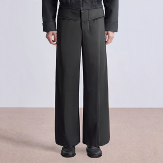 Summer loose and comfortable men's suit pants