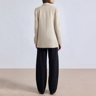 Classic double breasted long sleeve women's blazer