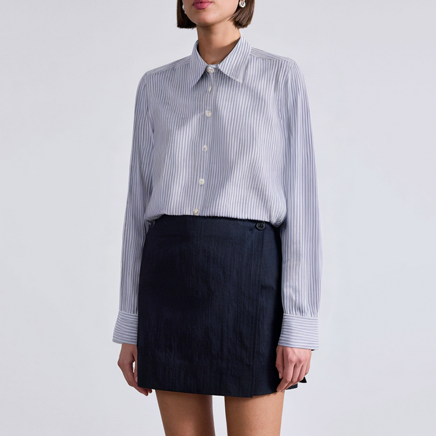 Fashion striped breathable women's professional formal wear