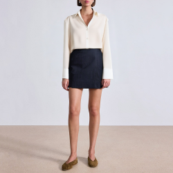 Beige V-neck long-sleeve women's business formal suit