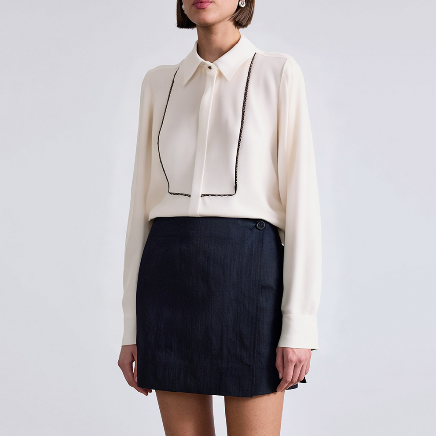 Lapel side slit long sleeve women's business formal suit