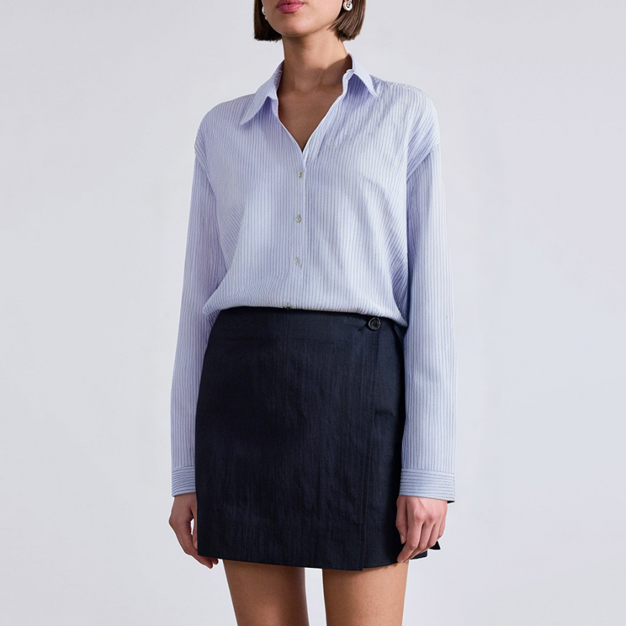 Exquisite striped long-sleeve women's business formal suit