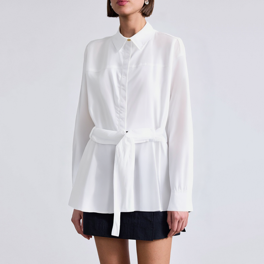 High quality white long-sleeved women's business suit