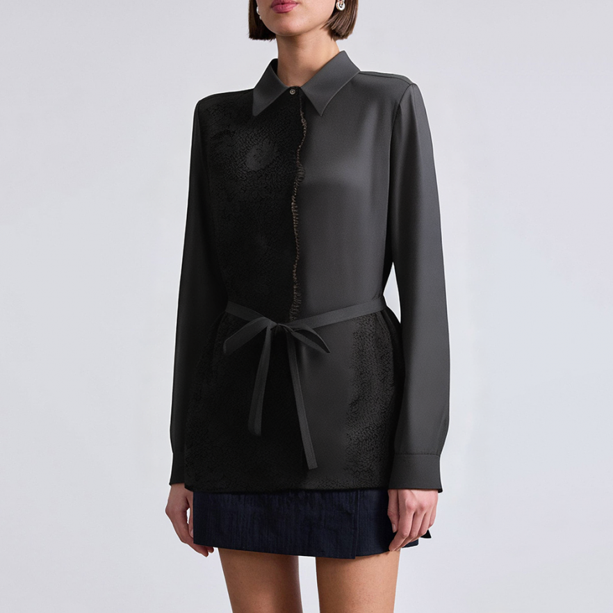 Black fashionable lace women's professional formal wear